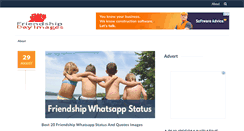 Desktop Screenshot of friendshipdayimages.com